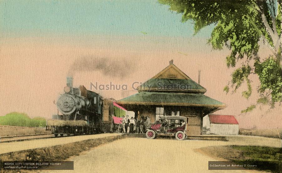 Postcard: Railroad Station, Pocasset, Massachusetts
